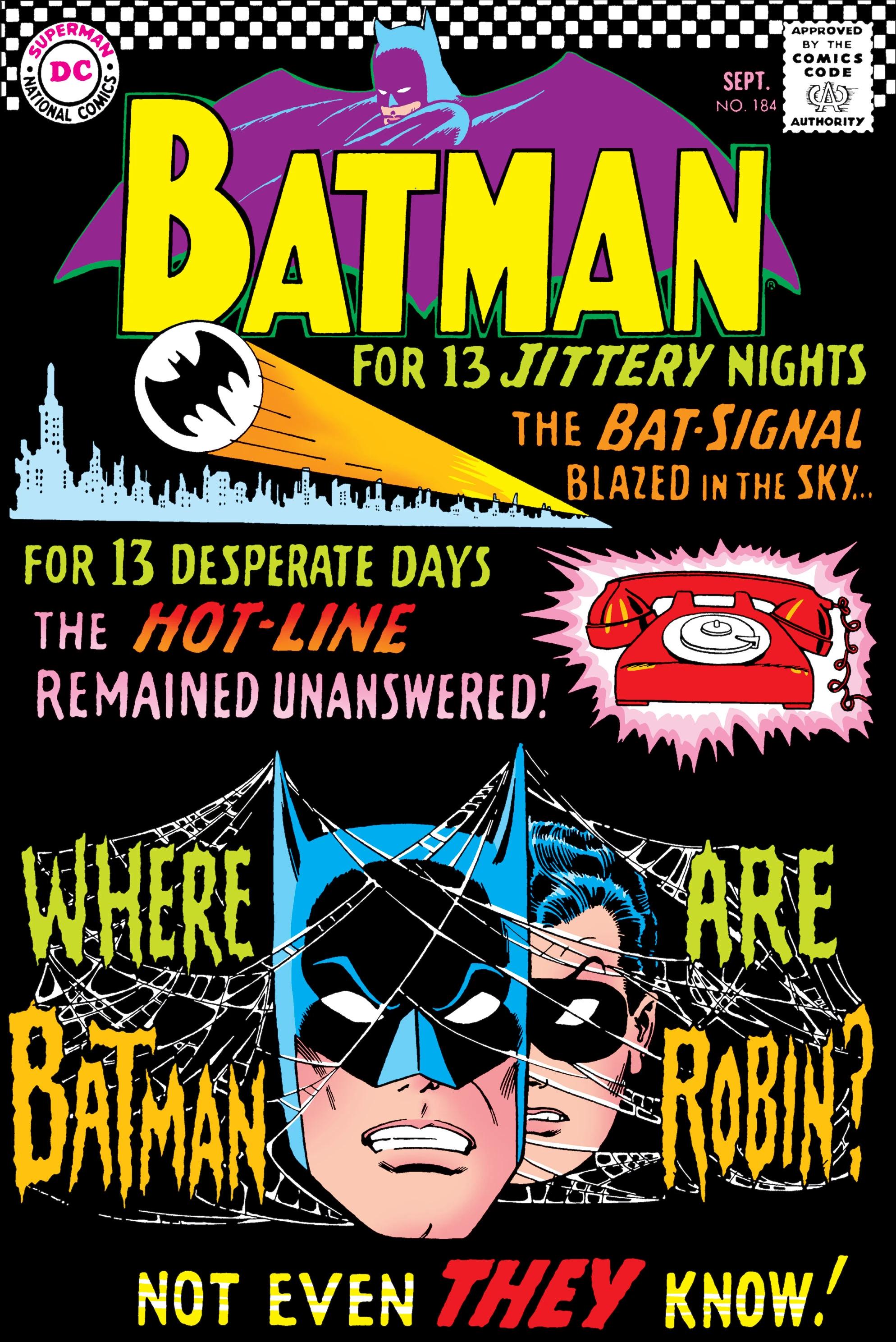 Batman #184 (DC, 1966 — Cover A) cover
